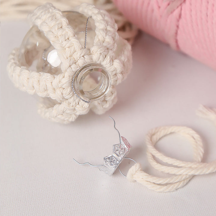 Handwoven Macramé Christmas Ornaments for Cozy Decor