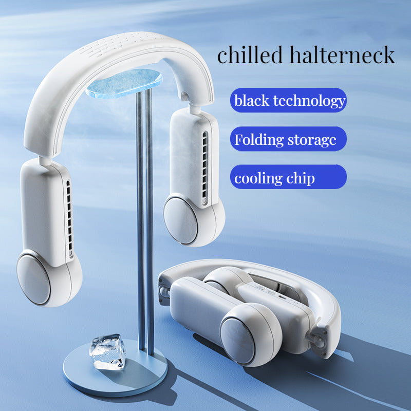 Hands-Free Wearable Neck Fan for Hot Days and Commutes