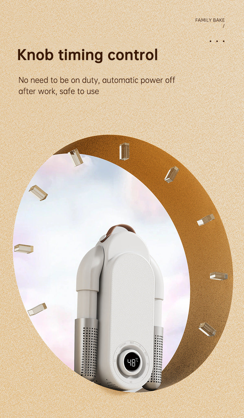 Shoe Dryer: Telescopic, Foldable, Even Hot-Air Drying