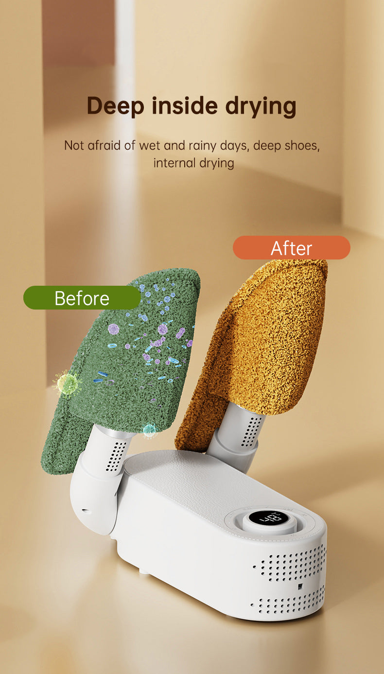 Shoe Dryer: Telescopic, Foldable, Even Hot-Air Drying