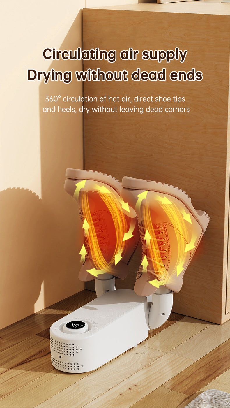 Shoe Dryer: Telescopic, Foldable, Even Hot-Air Drying