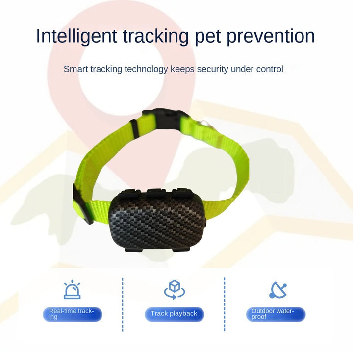 GPS Pet Tracker Collar for Dogs and Cats with Live Tracking