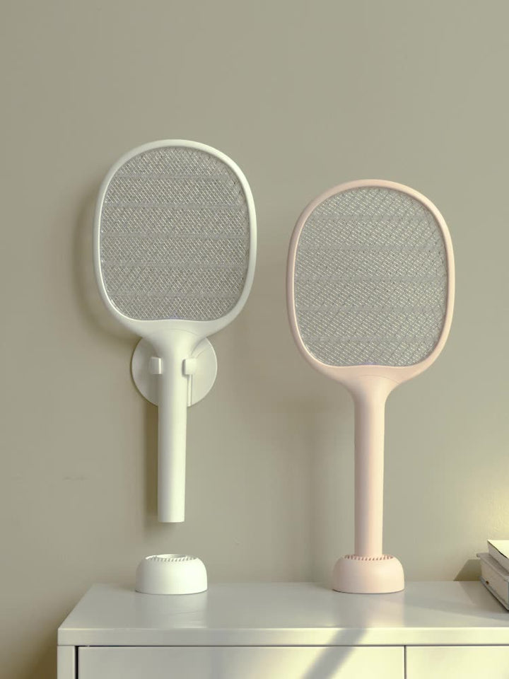 Rechargeable Electric Mosquito Swatter with Purple Light