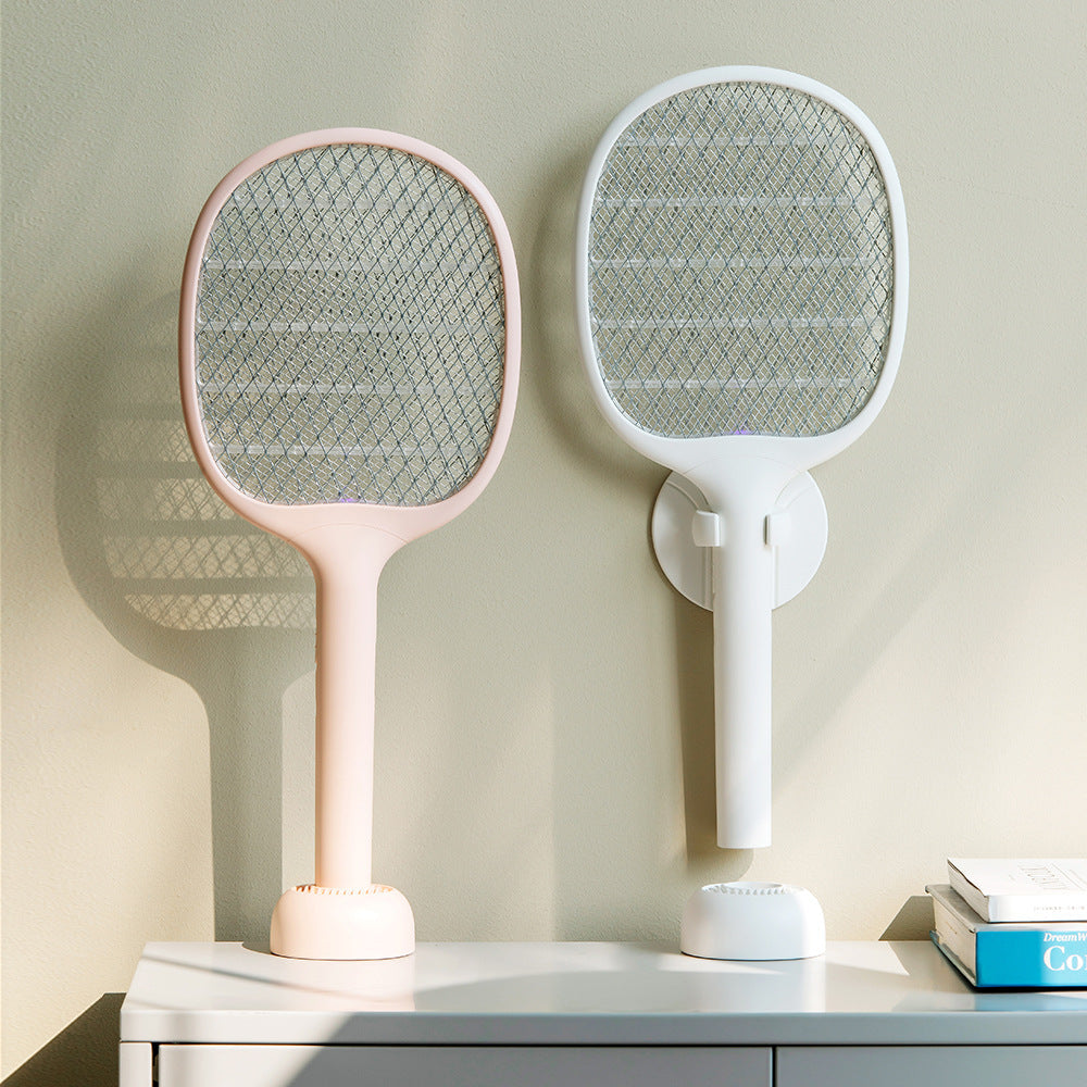Rechargeable Electric Mosquito Swatter with Purple Light