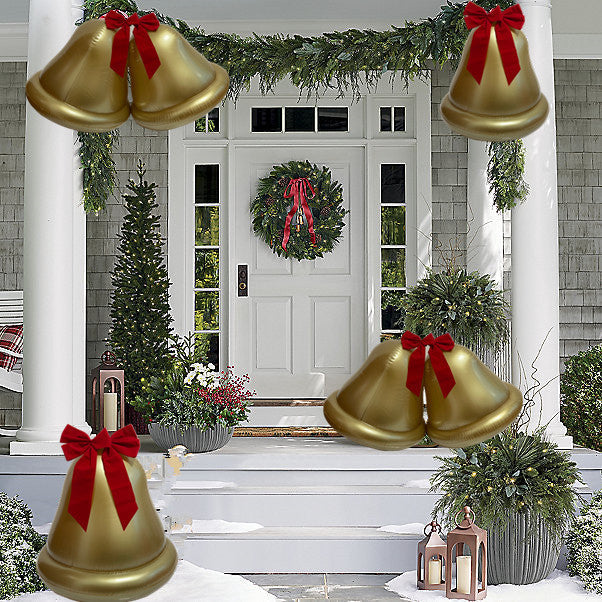 Inflatable Christmas Bells for Festive Outdoor Decor