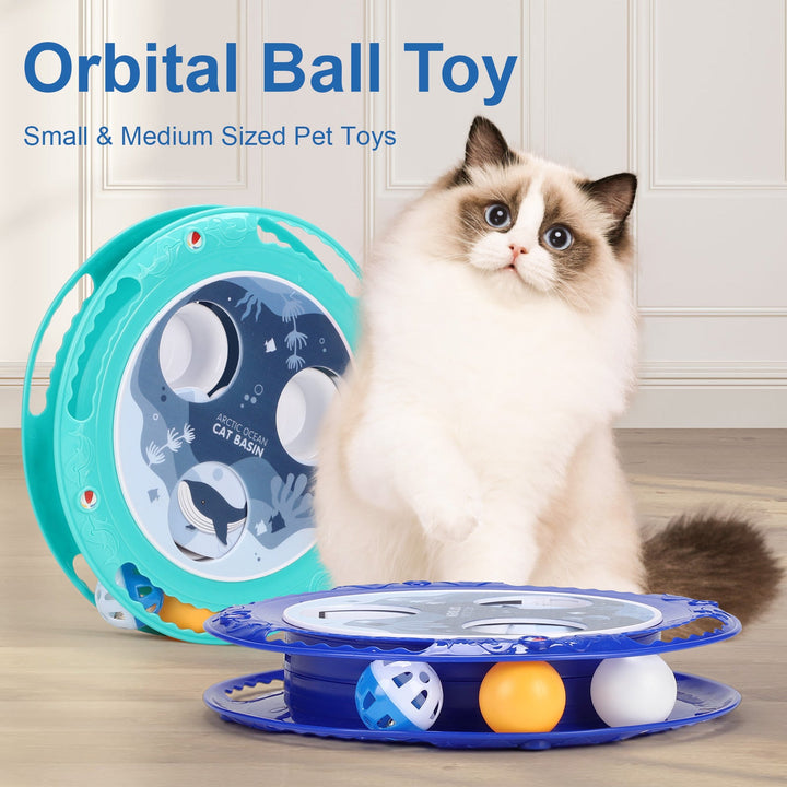 Interactive Cat Ball Toy for Independent Indoor Play