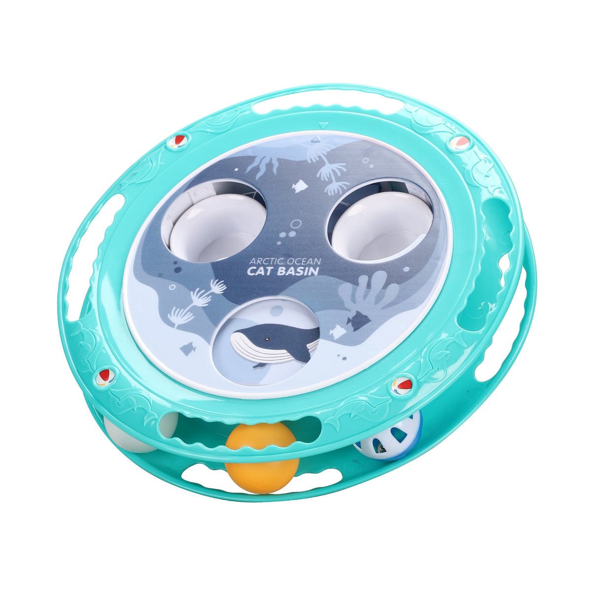 Interactive Cat Ball Toy for Independent Indoor Play
