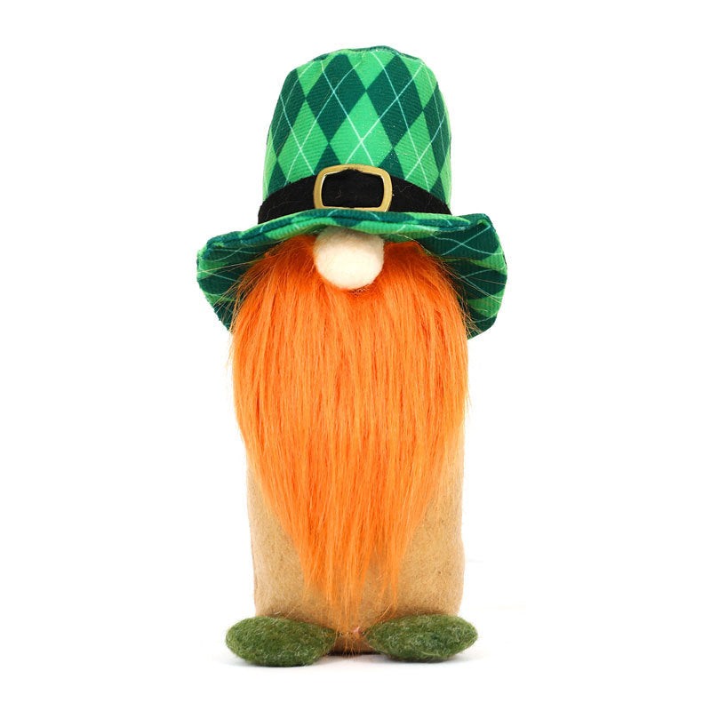 St. Patrick's Day Gnome Ornaments Pair for Tables