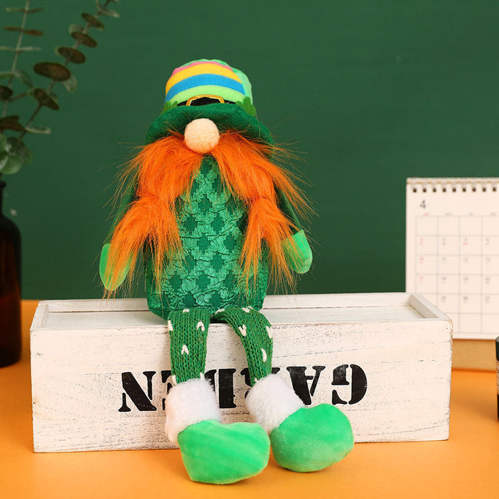 St. Patrick's Day Gnome Hanging Ornament for Mantel