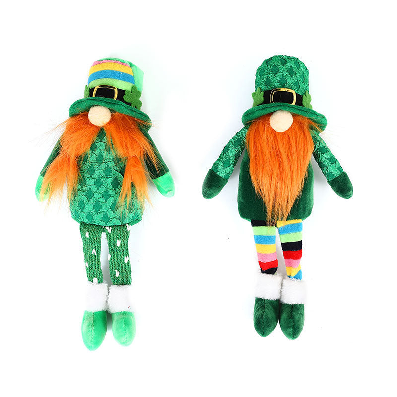 St. Patrick's Day Gnome Hanging Ornament for Mantel