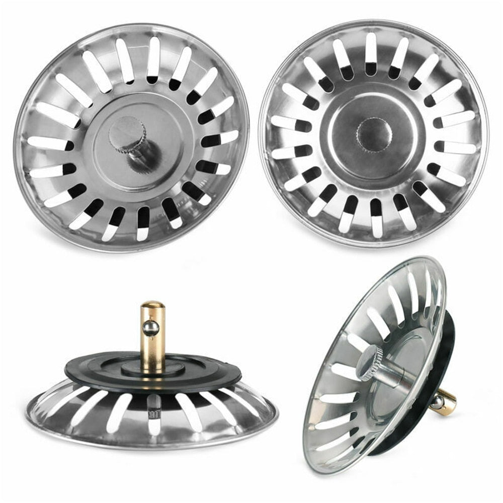 Stainless Steel Sink Strainer That Catches Hair & Debris