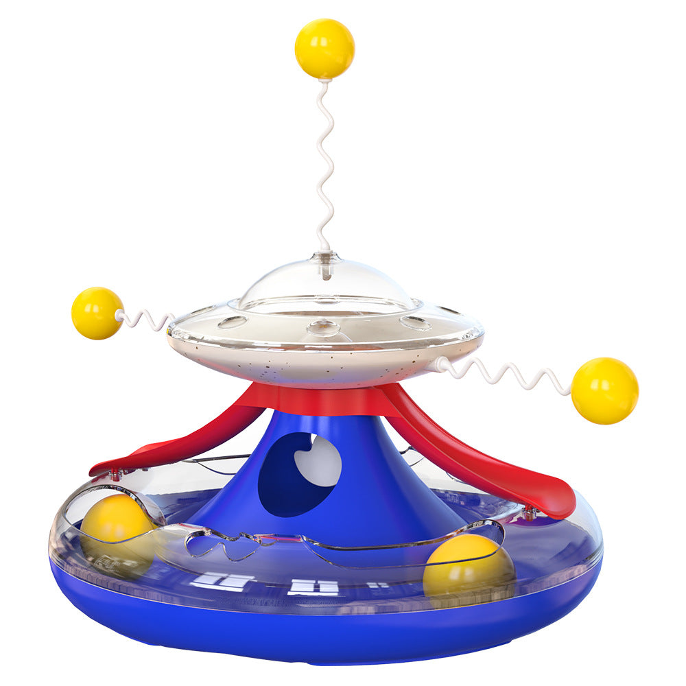 Interactive Cat Tumbler Track Toy for Indoor Cat Play