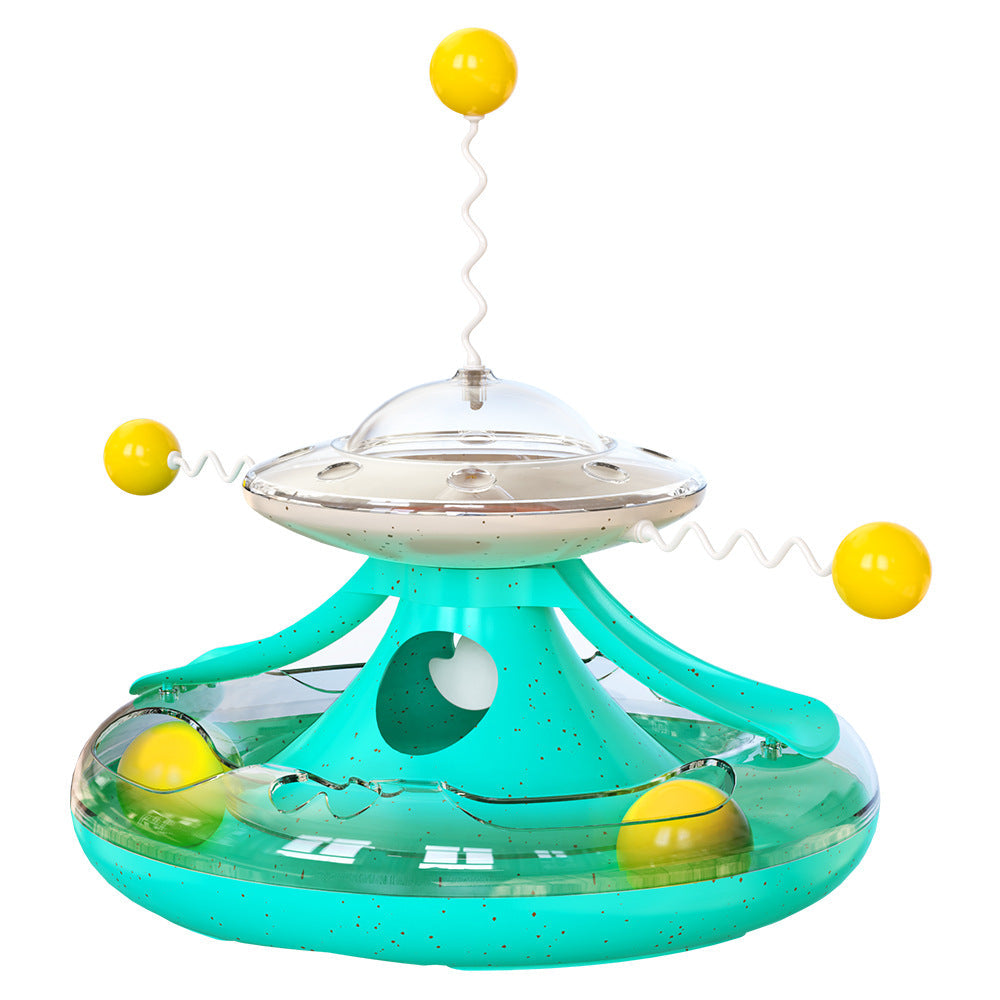 Interactive Cat Tumbler Track Toy for Indoor Cat Play