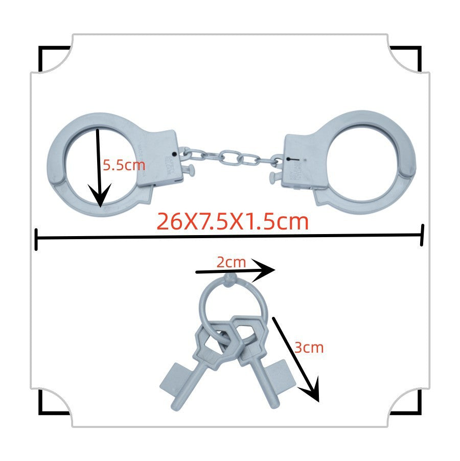 Toy Handcuffs for Costumes, Parties and Pretend Play