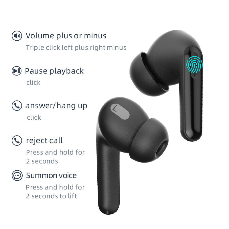 Wireless Earbuds: 100-Hour Battery, HD Calls, Touch Control
