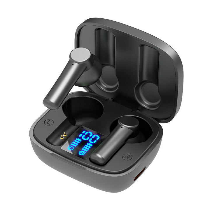 Wireless Earbuds with LED Battery Display, 9H Playtime