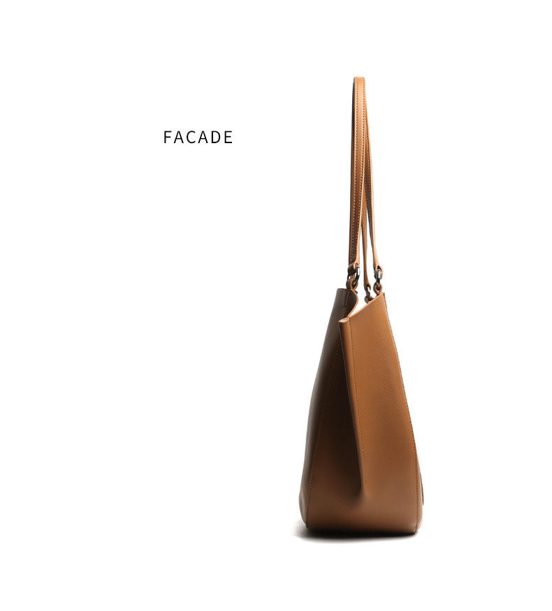 Leather-Look Women's Shoulder Bag for Daily Essentials