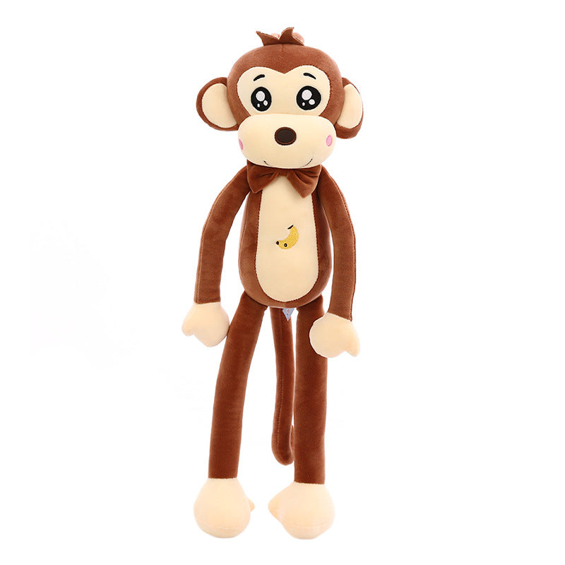 Long-Arm Monkey Plush Sleep Companion Cuddle Toy Doll