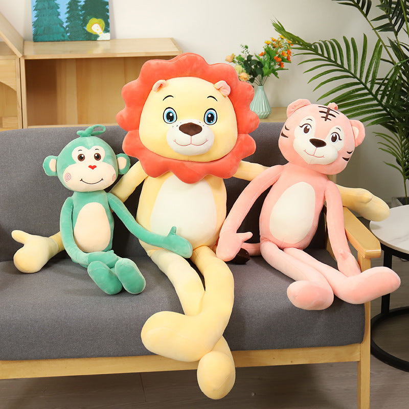 Long-Legged Lion Plush Curtain Decor & Cuddly Toy