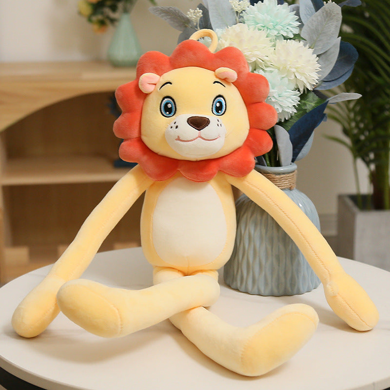 Long-Legged Lion Plush Curtain Decor & Cuddly Toy