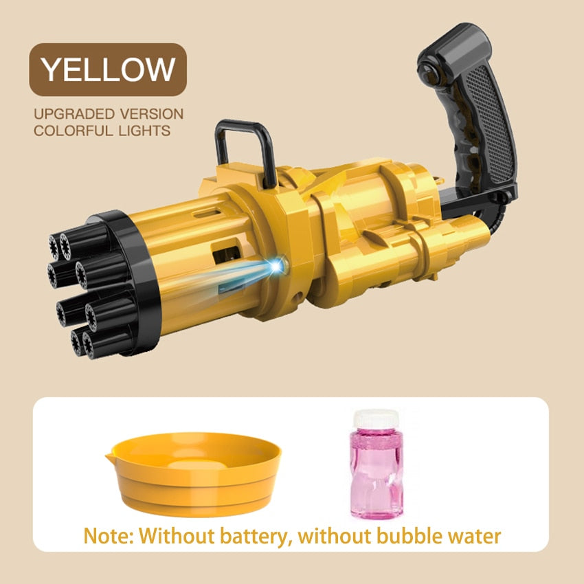 Automatic Bubble Gun Toy for Rich Bubbles Outdoors