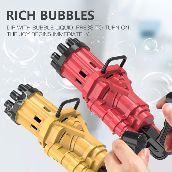 Automatic Bubble Gun Toy for Rich Bubbles Outdoors