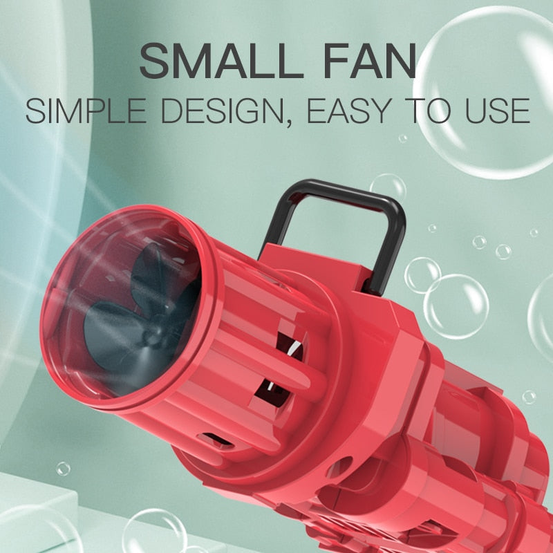 Automatic Bubble Gun Toy for Rich Bubbles Outdoors