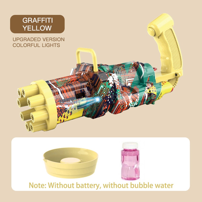 Automatic Bubble Gun Toy for Rich Bubbles Outdoors
