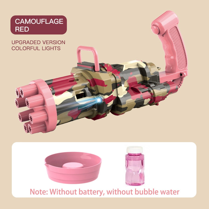 Automatic Bubble Gun Toy for Rich Bubbles Outdoors