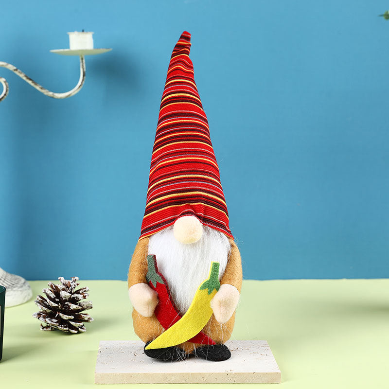 Faceless Gnome Dolls — Colorful Fiesta Tabletop Decor