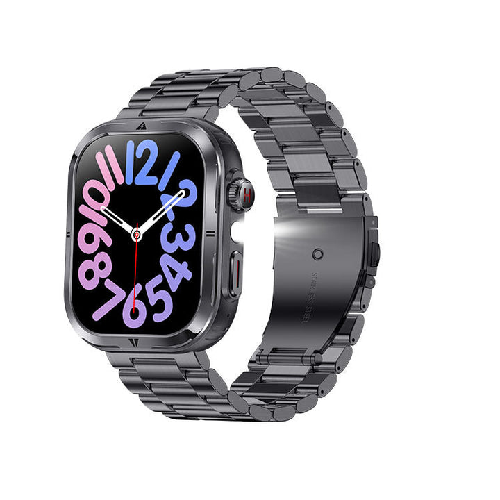 Rugged Waterproof Smartwatch with Bluetooth Calls & SpO2