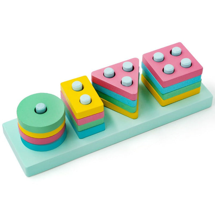Montessori Shape Matching Puzzle Toy for Early Learning