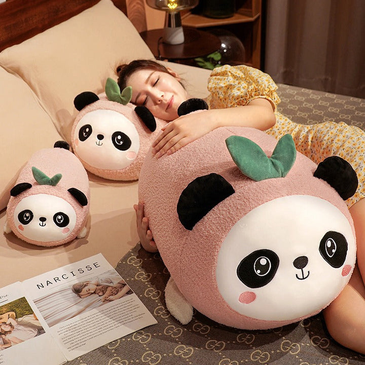 Giant Panda Plush Pillow for Cozy Lounging and Naps