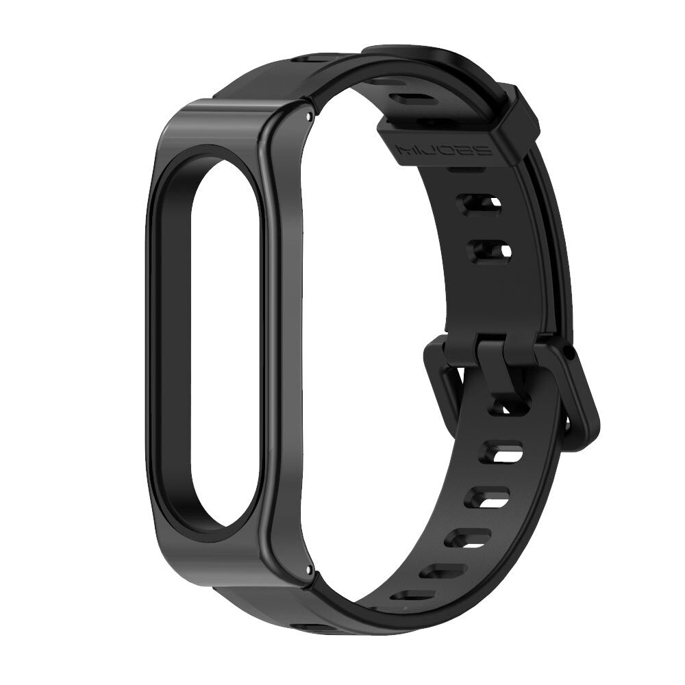 Xiaomi Mi Band 5 Strap With Metal Frame, Silicone Fit