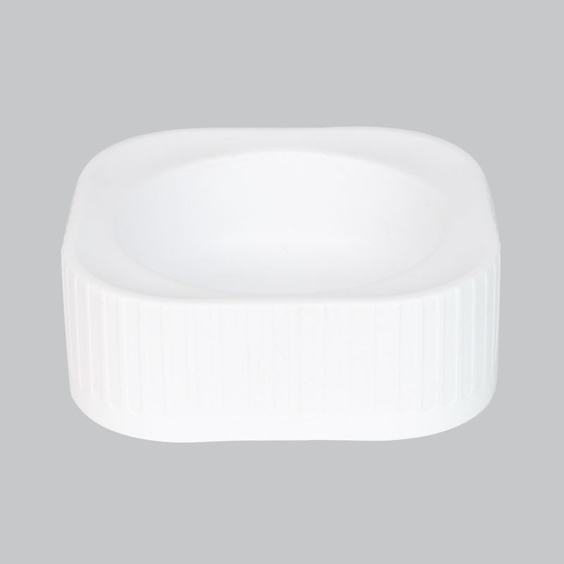 Plastic Pet Bowl for Small Dogs and Cats, Stackable Design