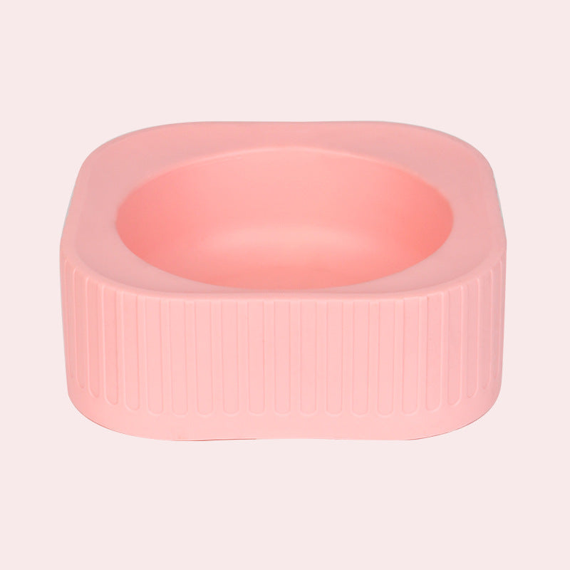 Plastic Pet Bowl for Small Dogs and Cats, Stackable Design