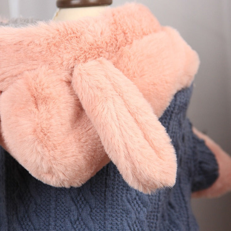 Dog Winter Clothes: Full-Body Rabbit-Ear Cozy Warmth