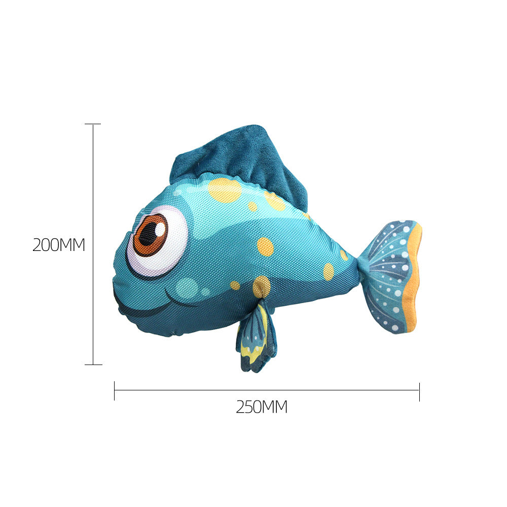 Interactive Goldfish Plush Toy for Indoor Cat Play