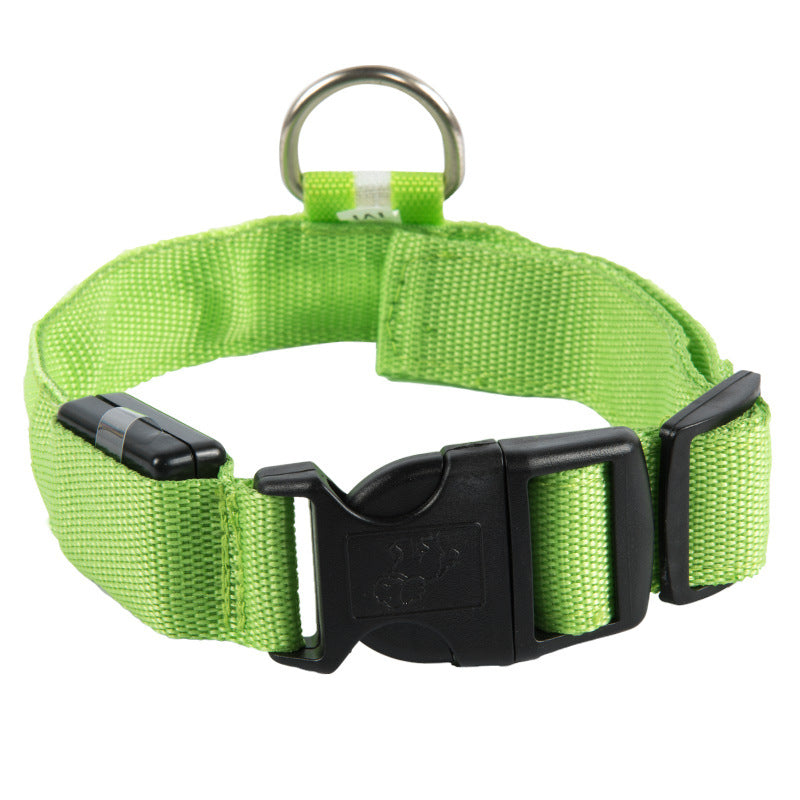 Rechargeable LED Pet Collar for Nighttime Visibility