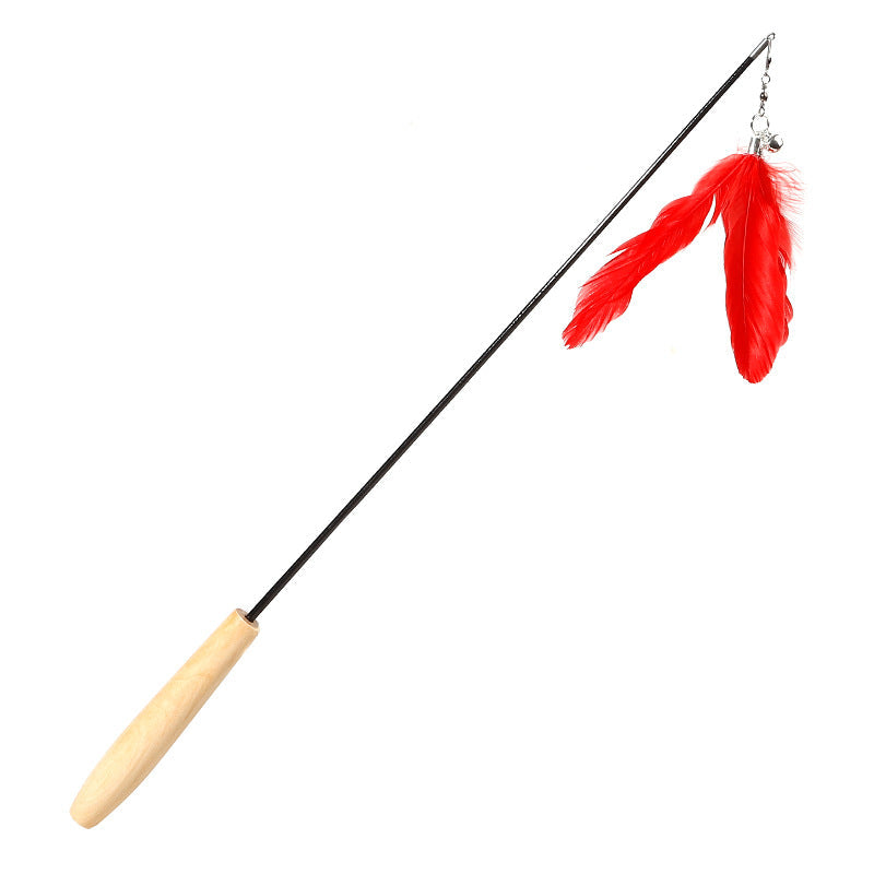 Interactive Cat Wand Toy for Indoor Exercise & Bonding
