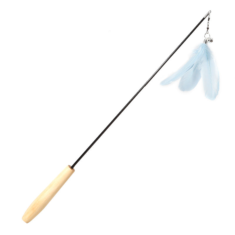 Interactive Cat Wand Toy for Indoor Exercise & Bonding