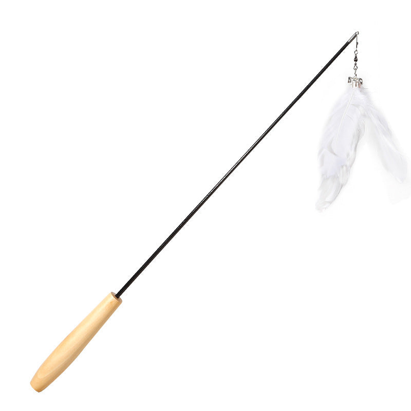 Interactive Cat Wand Toy for Indoor Exercise & Bonding
