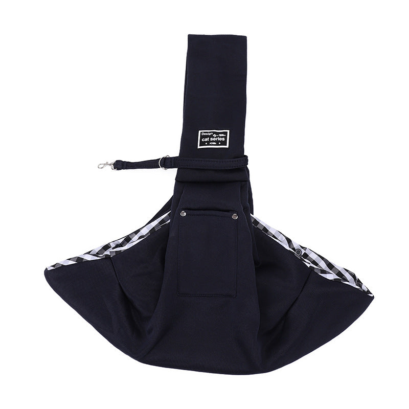 Small Pet Shoulder Carrier Bag for Hands-Free Walks