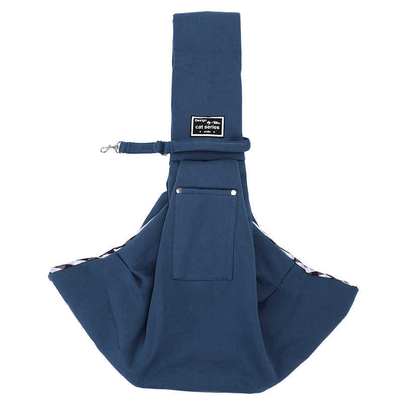 Small Pet Shoulder Carrier Bag for Hands-Free Walks