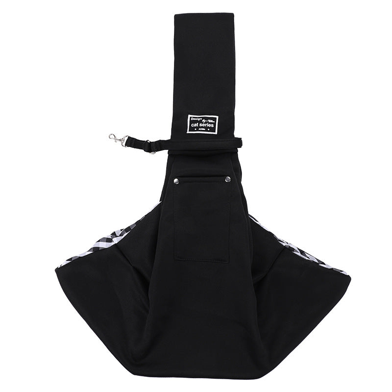 Small Pet Shoulder Carrier Bag for Hands-Free Walks