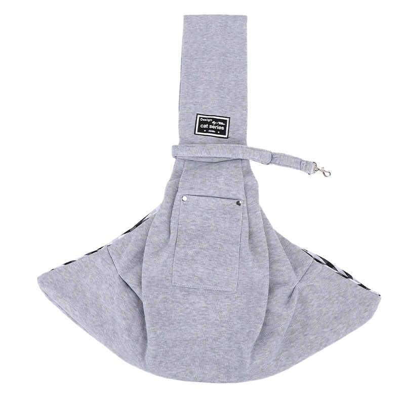 Small Pet Shoulder Carrier Bag for Hands-Free Walks