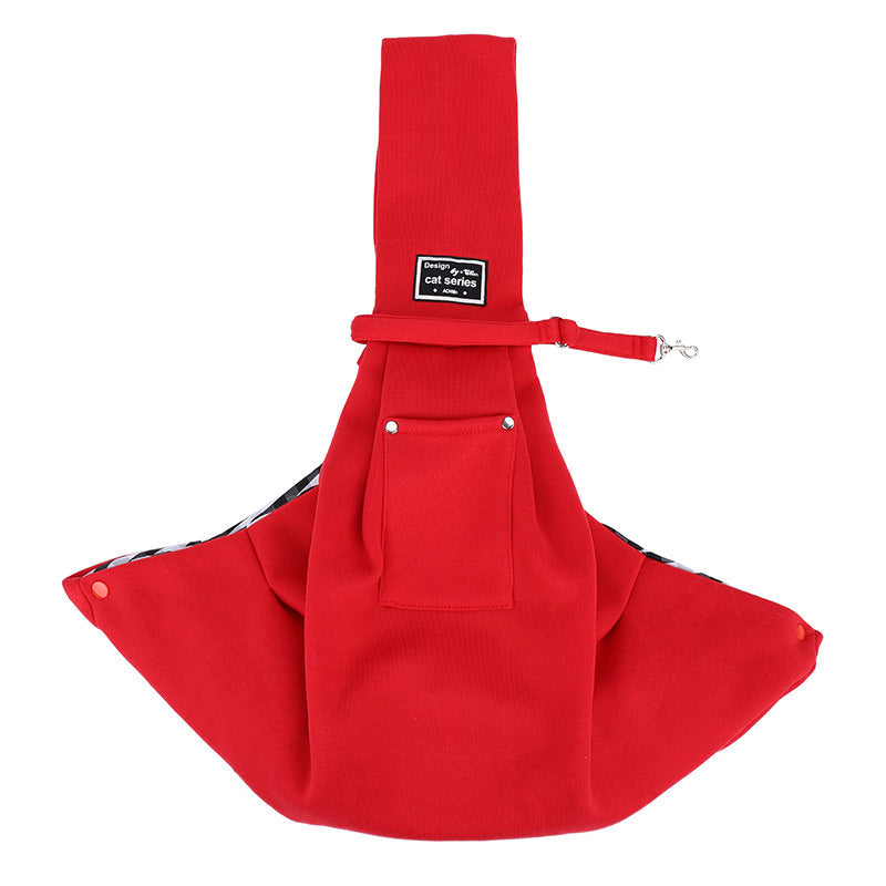 Small Pet Shoulder Carrier Bag for Hands-Free Walks