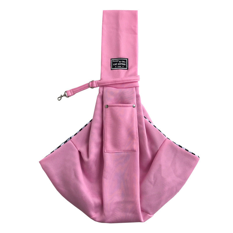 Small Pet Shoulder Carrier Bag for Hands-Free Walks