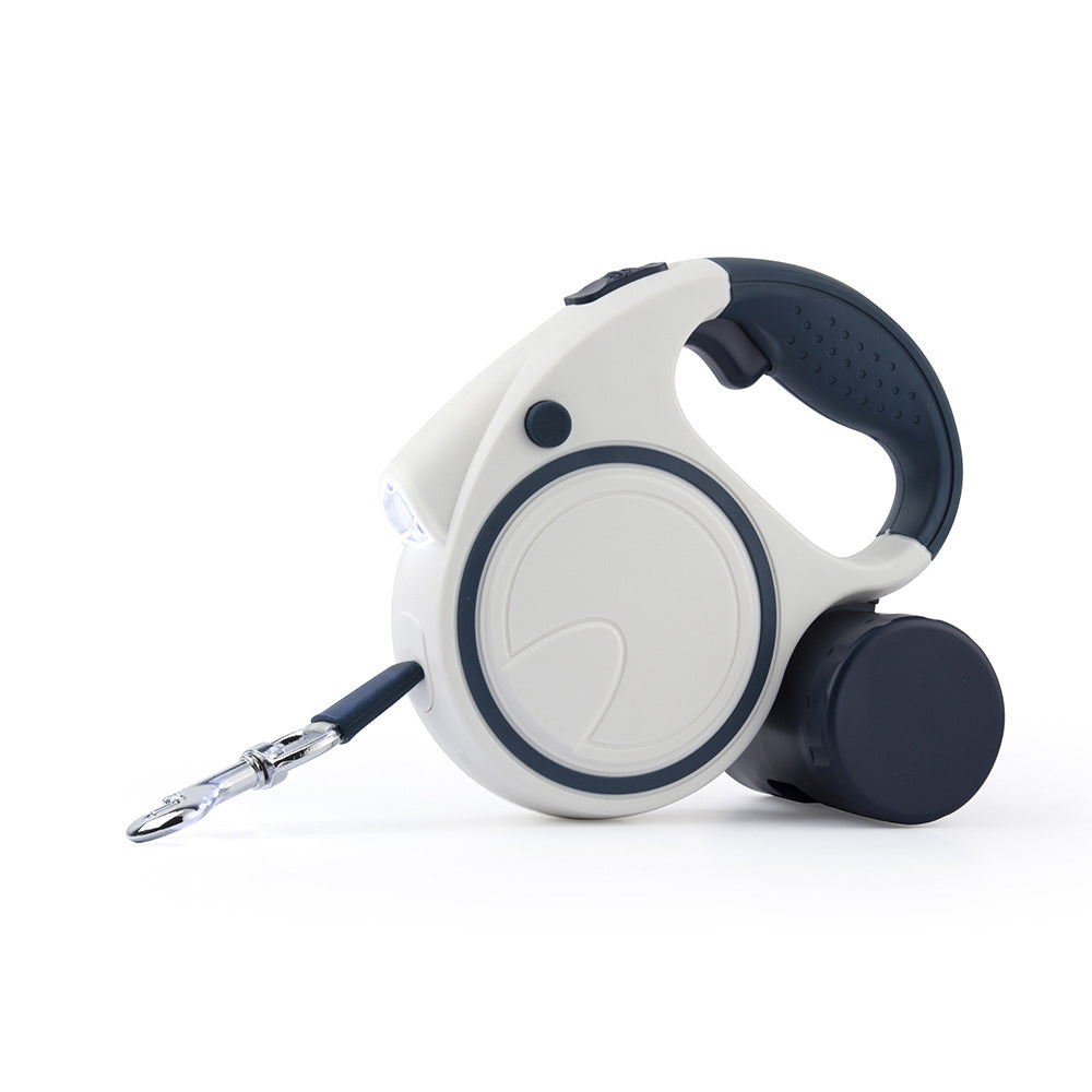 Retractable Dog Leash with Light for Night Walks