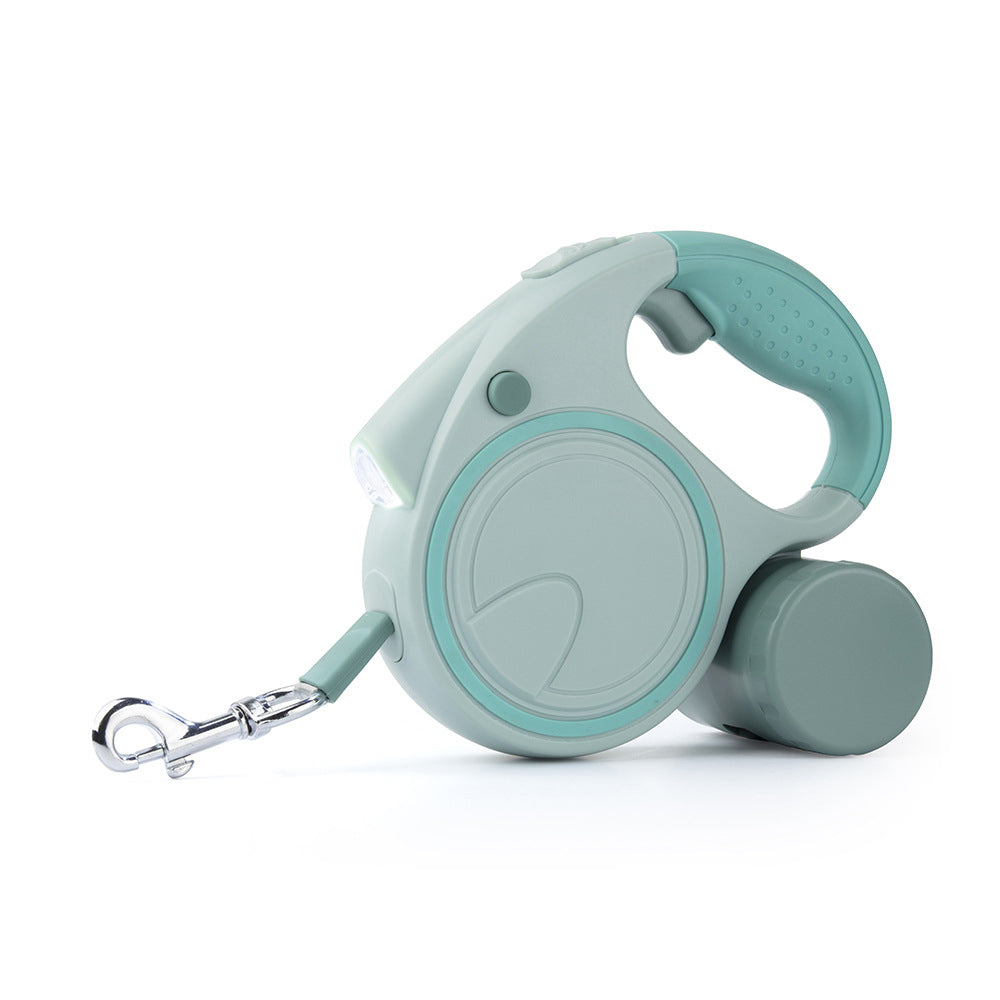 Retractable Dog Leash with Light for Night Walks